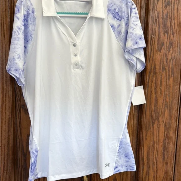 White and Purple Polo Shirt - Picture 3 of 16